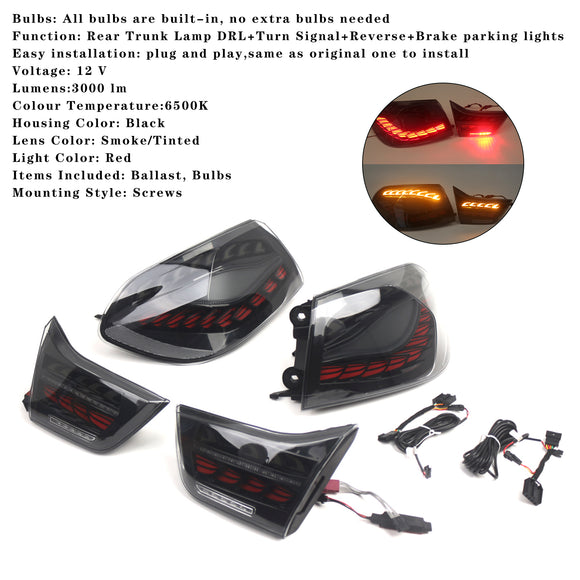 L&R Getönte LED-Rückleuchten für BMW 4er M4 GTS F32 F33 F82