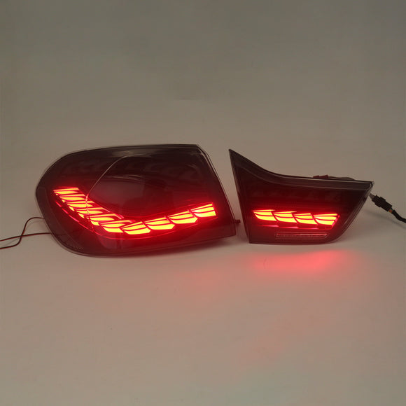 L&R Getönte LED-Rückleuchten für BMW 4er M4 GTS F32 F33 F82