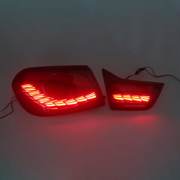 L&R Rode LED-achterlichten voor BMW 4 M4 GTS F32 F33 F82 F36 F83