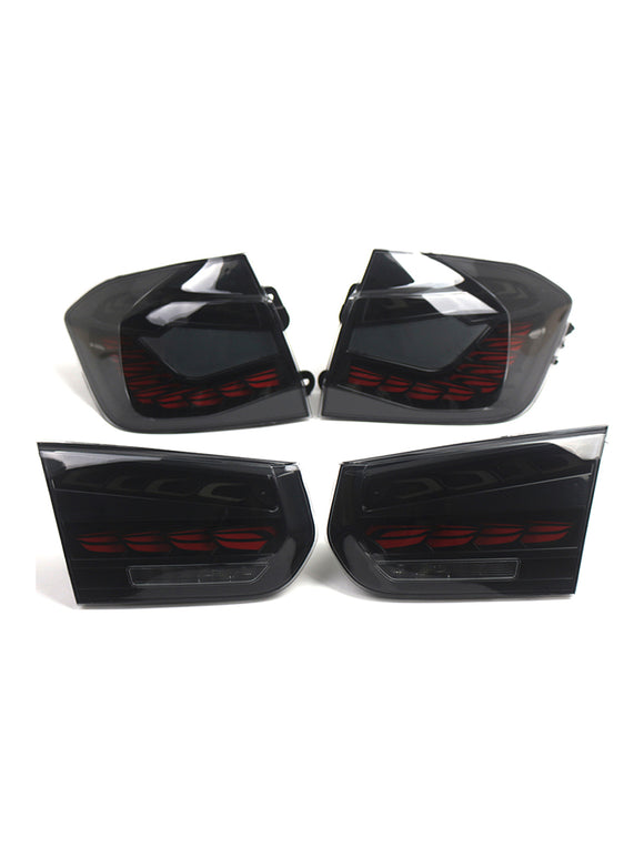 L&R Savunväriset LED-takavalot BMW 3 F30 F80 M3 2013-2018