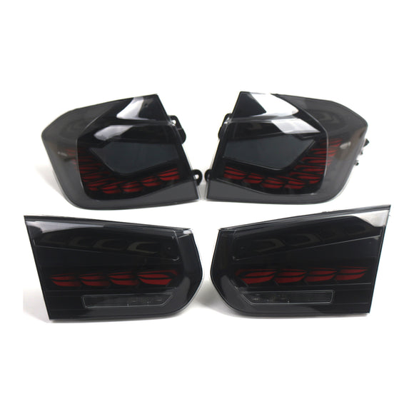 L&R Savunväriset LED-takavalot BMW 3 F30 F80 M3 2013-2018