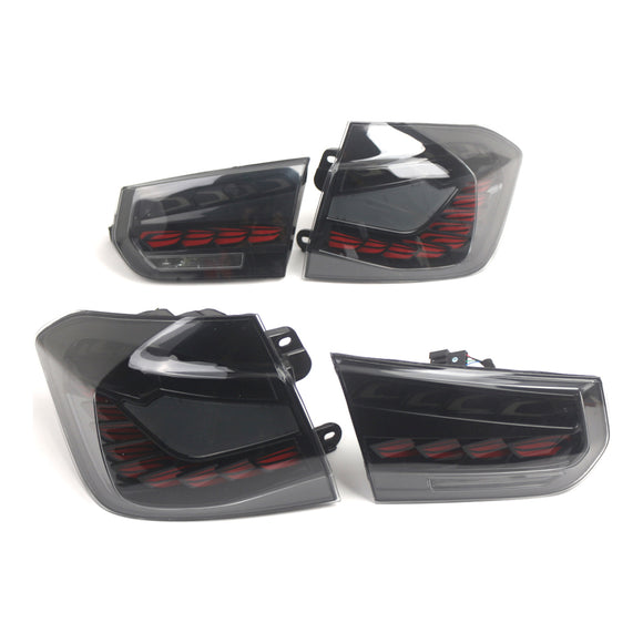 L&R Savunväriset LED-takavalot BMW 3 F30 F80 M3 2013-2018