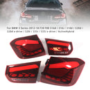 L&R Red LED Tail Lights Rear Lamp Assembly For BMW 3 F30 F80 M3 2013-2018-6
