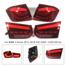 L&R Red LED Tail Lights Rear Lamp Assembly For BMW 3 F30 F80 M3 2013-2018-7