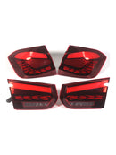 L&R Red LED Tail Lights Rear Lamp Assembly For BMW 3 F30 F80 M3 2013-2018-19