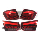 L&R Red LED Tail Lights Rear Lamp Assembly For BMW 3 F30 F80 M3 2013-2018-20
