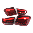 L&R Red LED Tail Lights Rear Lamp Assembly For BMW 3 F30 F80 M3 2013-2018-22