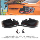 L&R Conjunto de luces traseras LED ahumadas para BMW Serie 2 F22 F23 F87 14-20-2