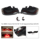 L&R Conjunto de luces traseras LED ahumadas para BMW Serie 2 F22 F23 F87 14-20-7