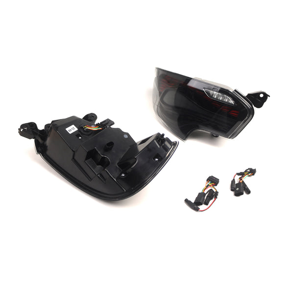 L&R Conjunto de luces traseras LED ahumadas para BMW Serie 2 F22 F23 F87 14-20