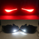 L&R Conjunto de luces traseras LED ahumadas para BMW Serie 2 F22 F23 F87 14-20-15