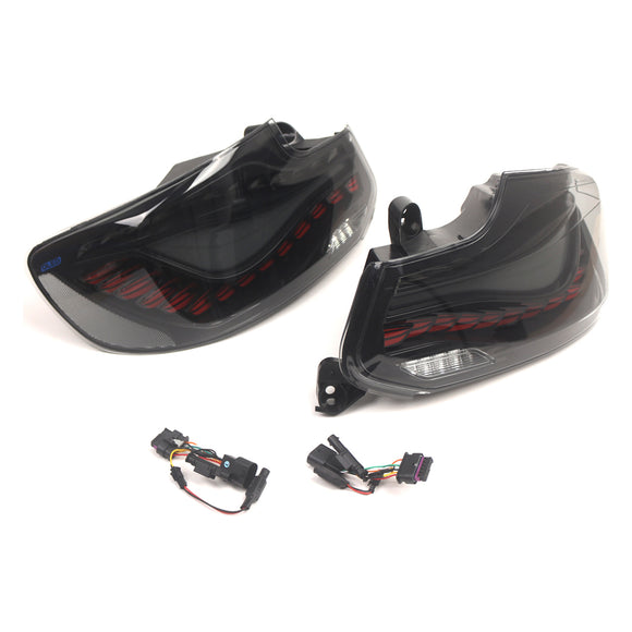 L&R Conjunto de luces traseras LED ahumadas para BMW Serie 2 F22 F23 F87 14-20
