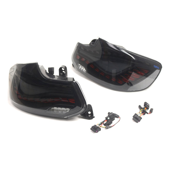 L&R Conjunto de luces traseras LED ahumadas para BMW Serie 2 F22 F23 F87 14-20