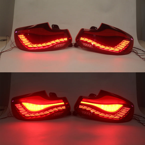 L&R Red LED Tail Lights Rear Lamp Assembly For BMW 2 Series F22 F23 F87 14-20
