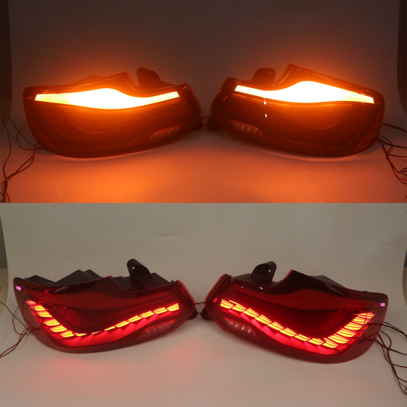 L&R Red LED Tail Lights Rear Lamp Assembly For BMW 2 Series F22 F23 F87 14-20