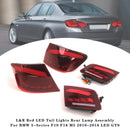 L&R Red LED Tail Lights Rear Lamp Assembly For BMW 5 F10 F18 M5 2010-2016-2