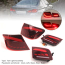 L&R Red LED Tail Lights Rear Lamp Assembly For BMW 5 F10 F18 M5 2010-2016-5