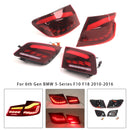 L&R Red LED Tail Lights Rear Lamp Assembly For BMW 5 F10 F18 M5 2010-2016-7