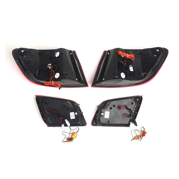 L&R Red LED Tail Lights Rear Lamp Assembly For BMW 5 F10 F18 M5 2010-2016
