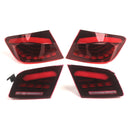 L&R Red LED Tail Lights Rear Lamp Assembly For BMW 5 F10 F18 M5 2010-2016-18