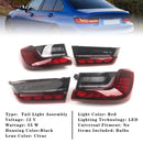 L&R Punaiset LED-takavalot, takavalaisinkokoonpano BMW 330 340 G20 G80 M3 3-sarjaan-4