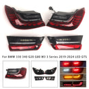 L&R Punaiset LED-takavalot, takavalaisinkokoonpano BMW 330 340 G20 G80 M3 3-sarjaan-7
