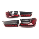 L&R Punaiset LED-takavalot, takavalaisinkokoonpano BMW 330 340 G20 G80 M3 3-sarjaan-16