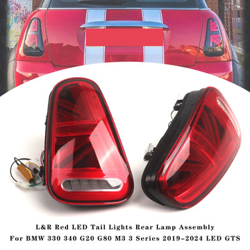 L&amp;R LED Tail lights w/ Turn Signal Lamps For BMW Mini Cooper R50 R52 R53 2001-2006 - 0