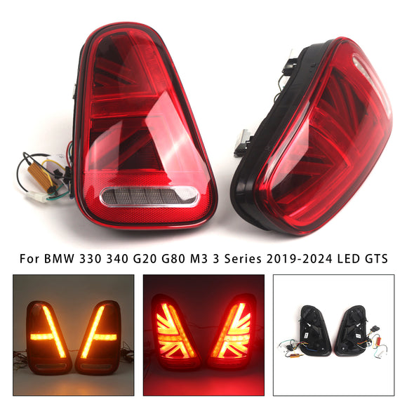 L&R LED Tail lights w/ Turn Signal Lamps For BMW Mini Cooper R50 R52 R53
