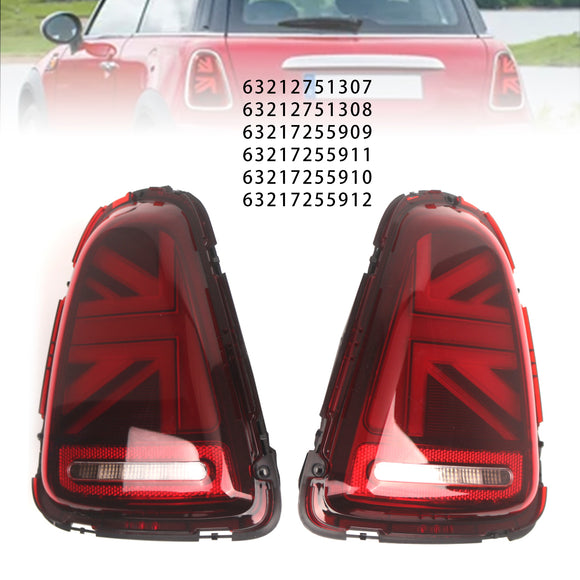 L&R Lampy tylne LED do BMW Mini R56 R57 R58 R59 Cooper S 2007-2015 CZERWONE
