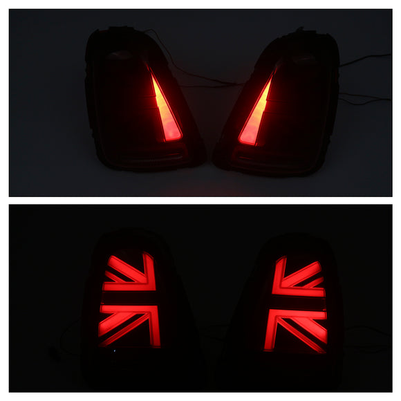 L&R Lampy tylne LED do BMW Mini R56 R57 R58 R59 Cooper S 2007-2015 CZERWONE