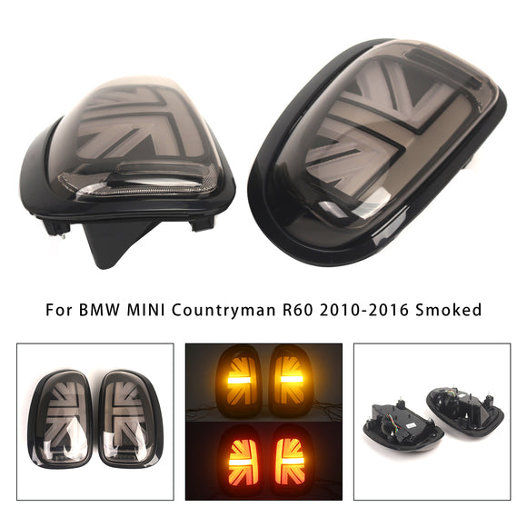 L&R LED Tail lights Lamps For BMW MINI Countryman R60 2010-2016 Smoked