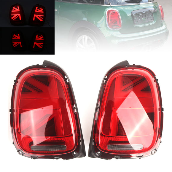 L&R Luces traseras LED para Mini Cooper F55 F56 F57 2014-2023, color rojo.