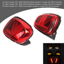 L&R Luces traseras LED para Mini Cooper F55 F56 F57 2014-2023, color rojo.-6
