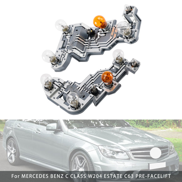 LH+RH Rear Lamp Bulb Holder A2048201700 For Mercedes-Benz S204 C Estate 07-10
