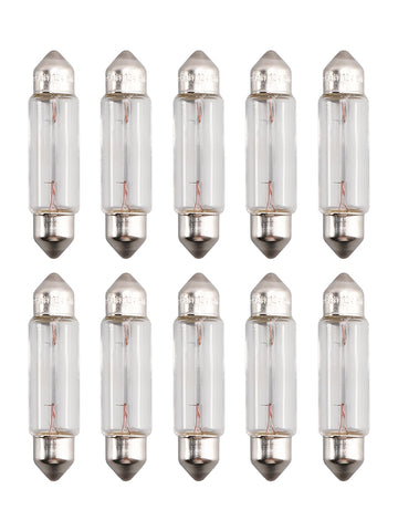 10PCS Car Light Tubular Lamp bulb C5W SV8.5 43MM 6413 12V 5W For OSRAM - 0