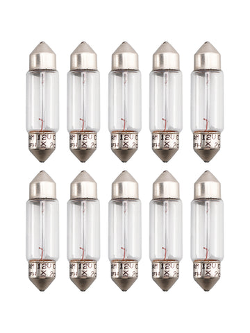 10PCS Car Light Tubular Lamp bulb C5W SV8.5 36MM 6418 12V 5W For OSRAM - 0