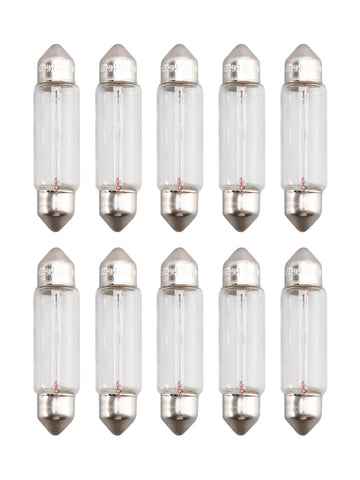 10PCS Car Light Tubular Lamp bulb C5W SV8.5 41MM 6424 24V 5W For OSRAM - 0