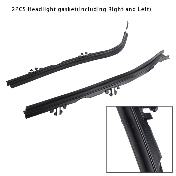 Front Upper Headlight Gasket Seal Left&Right For BMW 5 E39 1995-2000