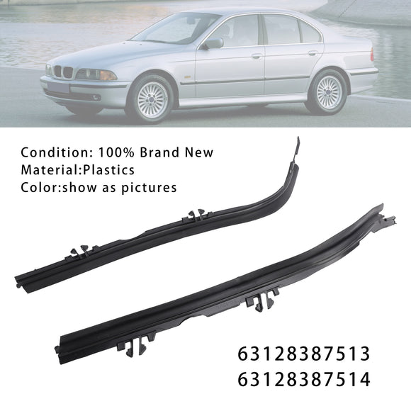 Front Upper Headlight Gasket Seal Left&Right For BMW 5 E39 1995-2000