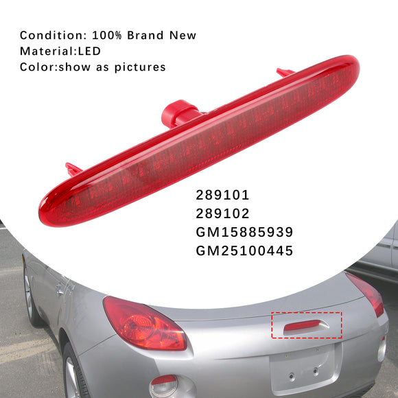 Red LED 3rd Third Brake Stop Light Lamp 28K For Pontiac Solstice 2006-2009