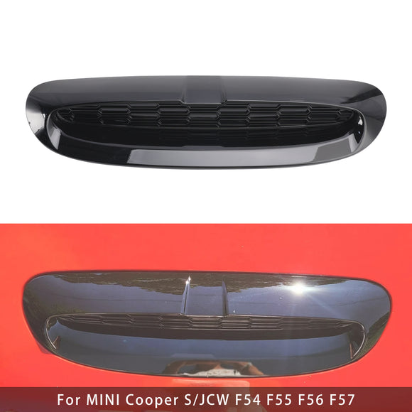 Entrada de ventilación de aire tipo cuchara para capó negro brillante para MINI Cooper S/JCW F54 F55 F56 F57