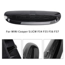 Entrada de ventilación de aire tipo cuchara para capó negro brillante para MINI Cooper S/JCW F54 F55 F56 F57-6