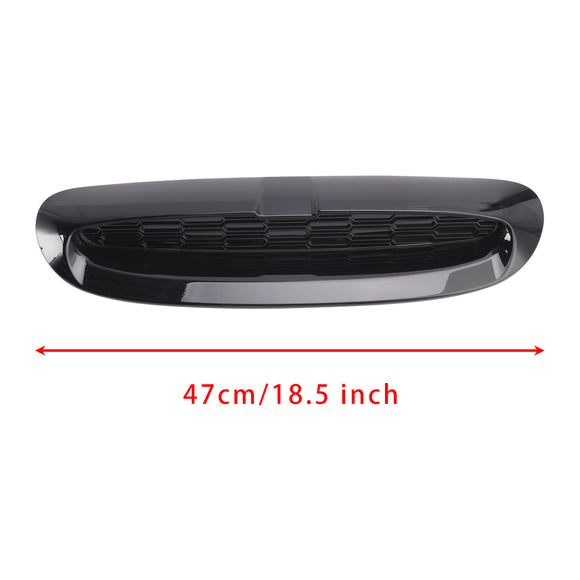 Entrada de ventilación de aire tipo cuchara para capó negro brillante para MINI Cooper S/JCW F54 F55 F56 F57