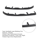 2PCS Front Bumper Headlight Lower Molding Trim For BMW 3 Series E46 4Door 1998-2001-4