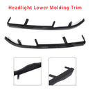 2PCS Front Bumper Headlight Lower Molding Trim For BMW 3 Series E46 4Door 1998-2001-6