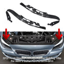 2PCS Frontstoßstange Scheinwerfer Untere Zierleiste für BMW 5er F10 F18 10-14-2