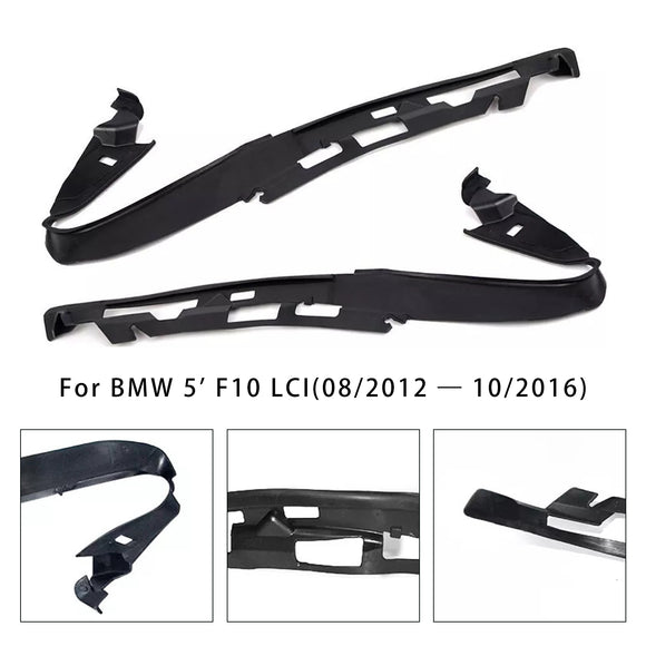 2PCS Frontstoßstange Scheinwerfer Untere Zierleiste für BMW 5er F10 F18 10-14