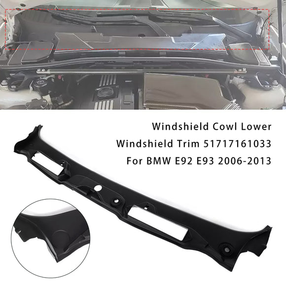 Tuulilasin kopan alempi tuulilasin verhoilu 51717161033 BMW E92 E93 2006-2013