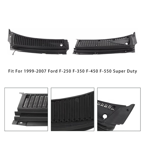 1999-2007 Ford F250 F350 F450 F550 Windshield Wiper Cowl Vent Grille 3C3Z-25022A68-AAA 4C3Z-25022A69-AAA